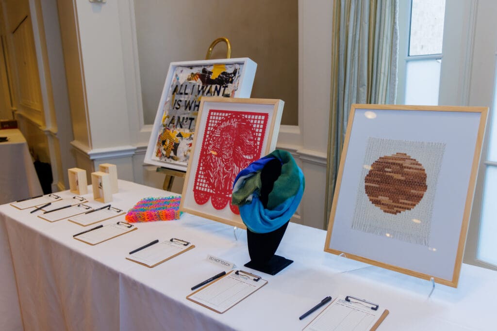 Houston Center for Contemporary Craft's Spring Luncheon silent auction
(Courtesy HCCC)