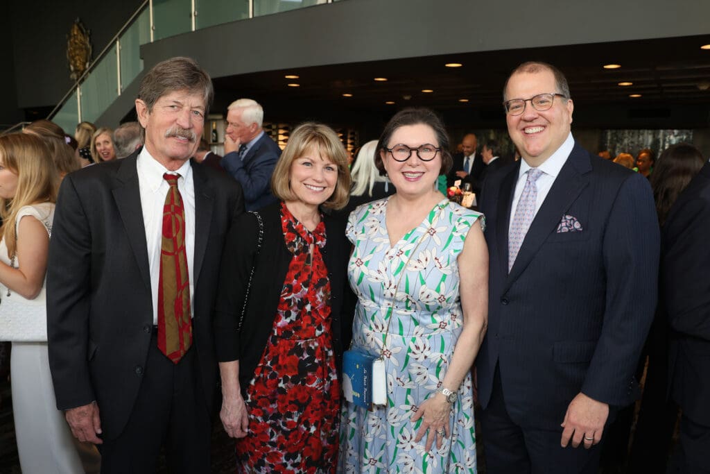 Steve & Kelly Lubanko, Shawn Stephens & Jim Jordan at the Celebration of Reading (Photo by Priscilla Dickson)