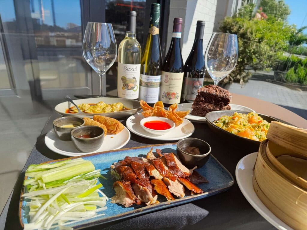 Delicate dumplings and curated wine pairings meet at Teddy Wong's. (Courtesy)