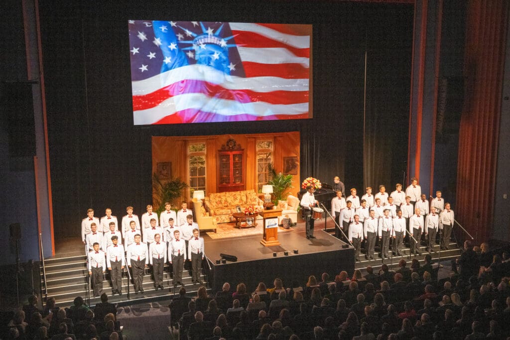 Texas A&M Singing Cadets  at the Celebration of Reading (Photo by Jacob Power)