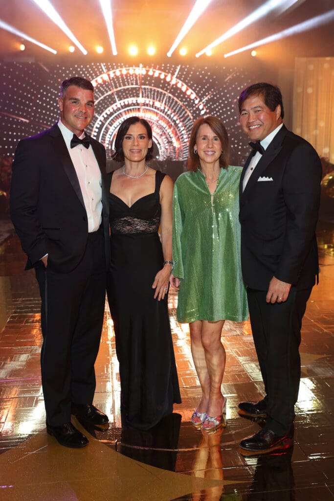 Jeremy & Vanessa Goebel, Tracy & Michael Lou at the Memorial Hermann Foundation Gala (Photo by Priscilla Dickson)