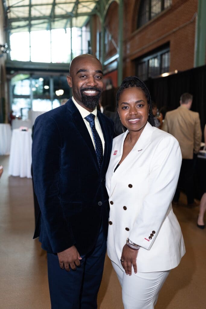 Travis Rolfe & Whitney Sisney at the Girls Inc. All Stars Night for Girls dinner (Photo by Daniel Ortiz)