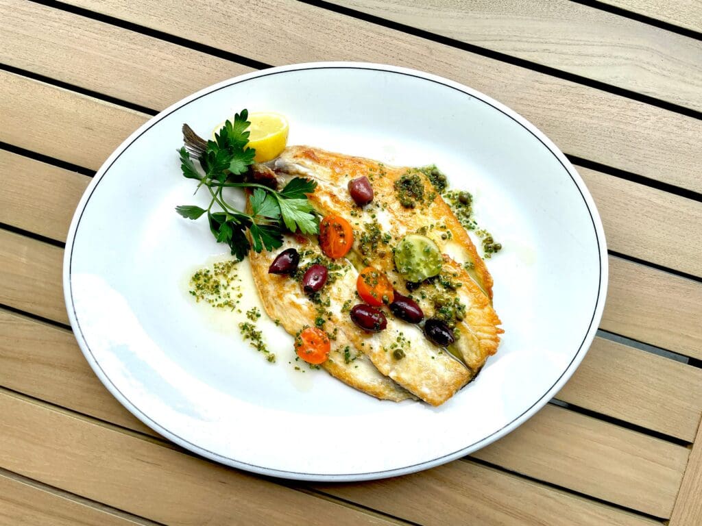 Truluck's is offering exclusive dishes and classic favorites during their Easter meal, including this Mediterranean Branzio. (Photo courtesy of Truluck's) 
