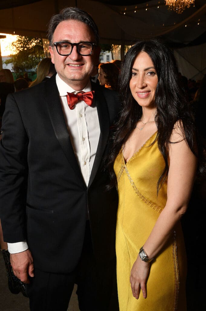 UTMB president Dr. Jochen Reiser, Gerri Popov at the Bryan Museum Wildcatters Gala (Photo by Dave Rossman)