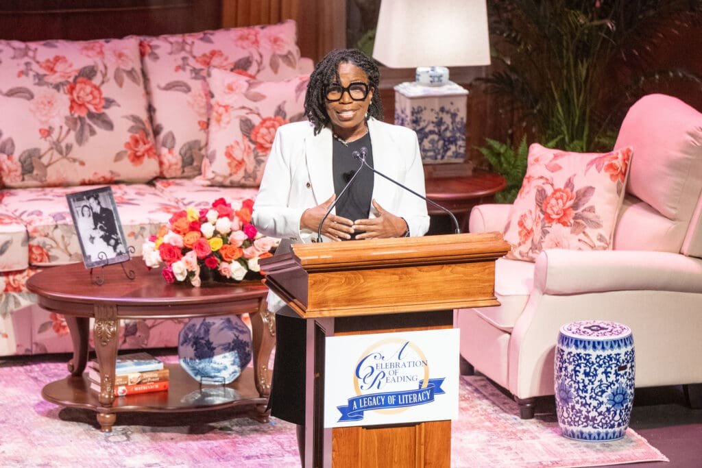 Christian fiction writer Victoria Christopher Murray at the Celebration of Reading (Photo by Jacob Power)