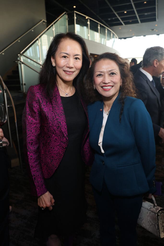 Y. Ping Sun, Gigi Do at the Celebration of Reading (Photo by Priscilla Dickson)