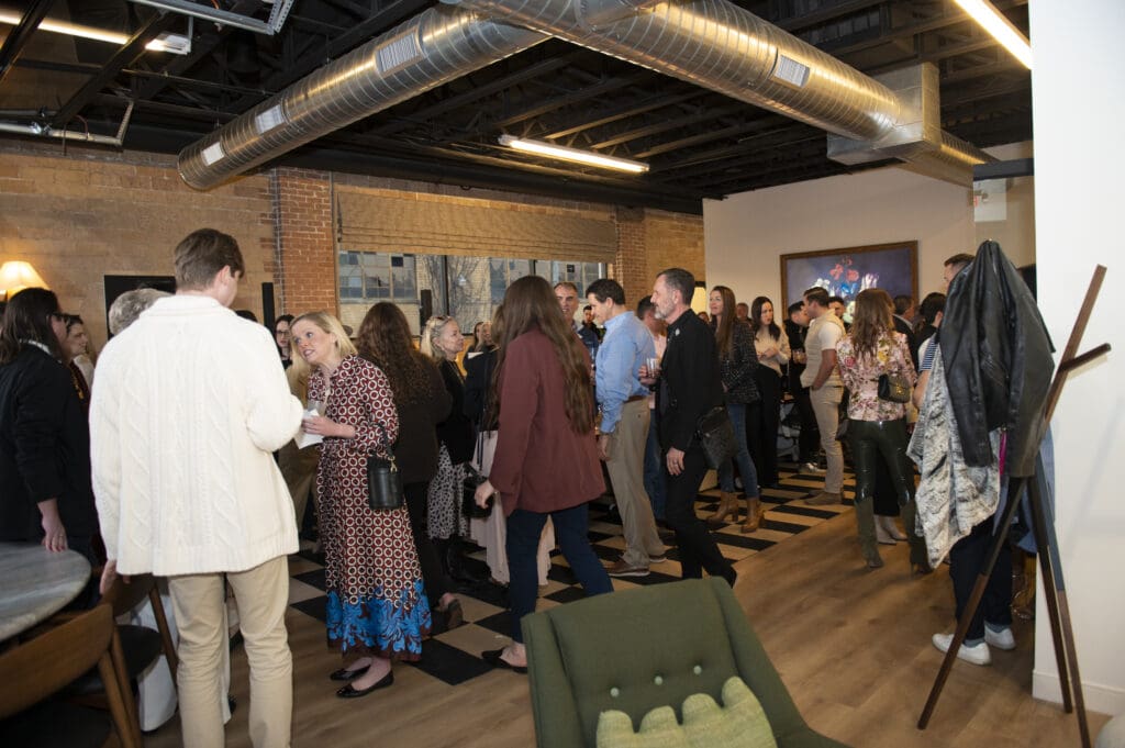 The scene at the Yates Desygn opening party (Photo by Tamytha Cameron Photography)