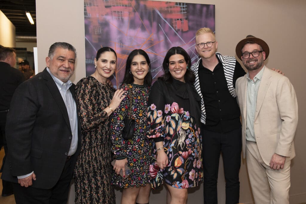 Carlos Valenzuela, Gina Valenzuela, Jimena Valenzuela, Georgina Valenzuela, Bryan Yates, and Mike Yates (Photo by Tamytha Cameron Photography)