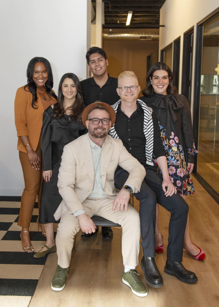 Briana Jackson, Mariana Hernandez, Andrew Mendoza, Bryan Yates, Georgina Valenzuela, and Mike Yates (Photo by Tamytha Cameron Photography)