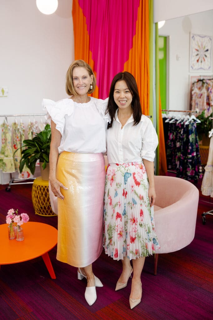 Stephanie Tsuru, Christy Lynn Lee share the spotlight at the SheSpace 'Mommy & Me' fashion show (Photo by @LaurenHolubPhotography)