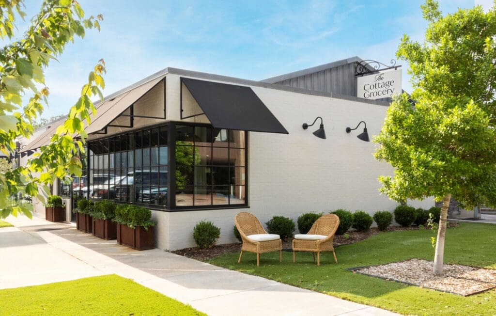 The Cottage Grocery River Oaks, a familiar look but a new name the popular luxe pantry. (Photo by Julie Soefer)