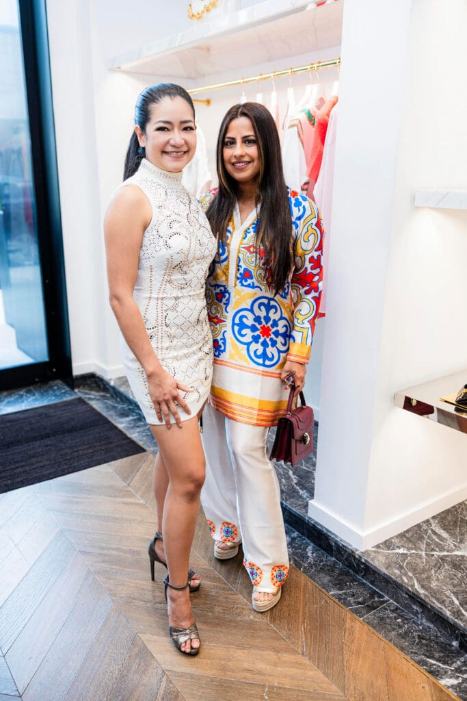 Laukkaew Srasirisuwan, Ruchi Muherjee at Balmain in River Oaks District saluting Operation Smile honorees. 