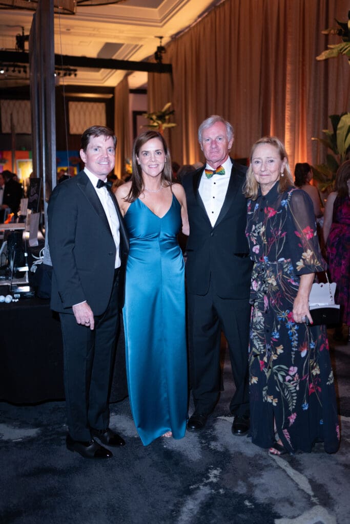 Steve & Christina Morse, Roger & Connie Plank at the Alley Theatre 'Tango Ball' (Photo by Daniel Ortiz)