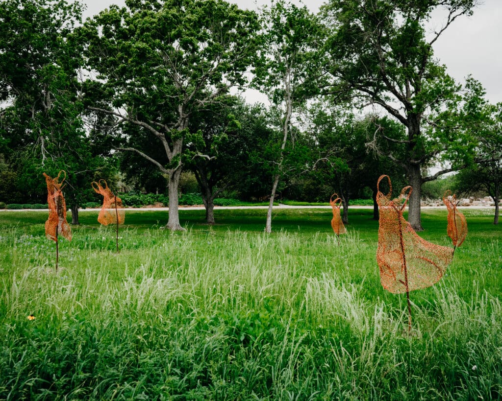 Kristine Mays' "Rich Soil" at Houston Botanic Garden (Photo Paul Pelc)
