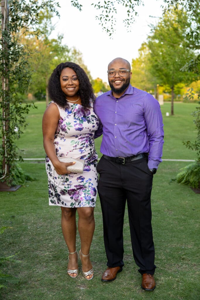 Reshee & Desmond Edwards at the Memorial Park Conservancy gala.  (Photo by Jenny Antill )