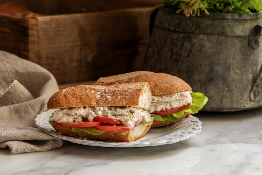 The Cottage Grocery's popular Black Sheep Chicken Salad sandwich, one of several new items on the menu. (Photo by Julie Soefer)
