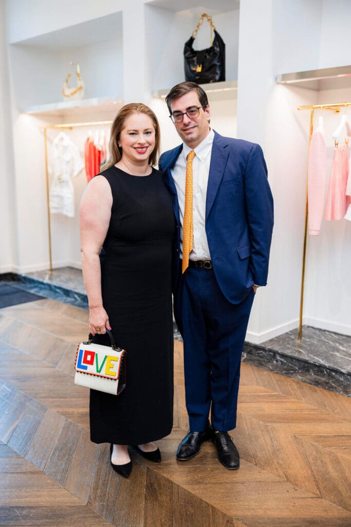 April & Wells McGee at Balmain in River Oaks District saluting Operation Smile honorees. 