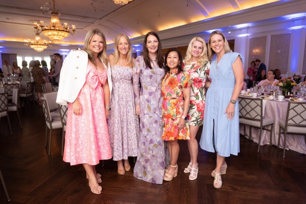 Lauren DeSpain, Ashley Brown, Kasey Maestas, Grace Fuhrman, Becca Thomas, Lindsay Garrett at Star of Hope bingo party (Photo by Daniel Ortiz)