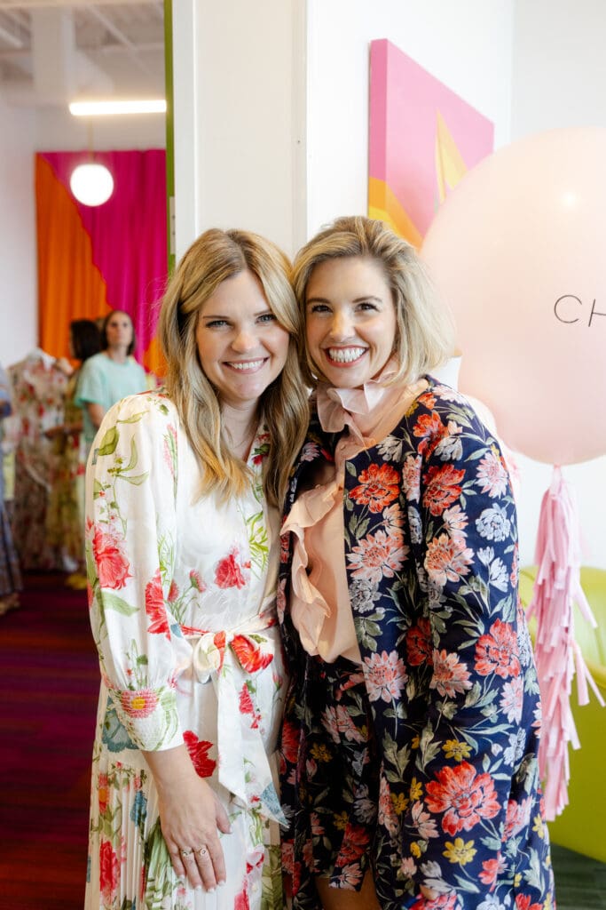 Abby Alford, Kara Przbyl McIver  at the SheSpace 'Mommy & Me' fashion show (Photo by @LaurenHolubPhotography)