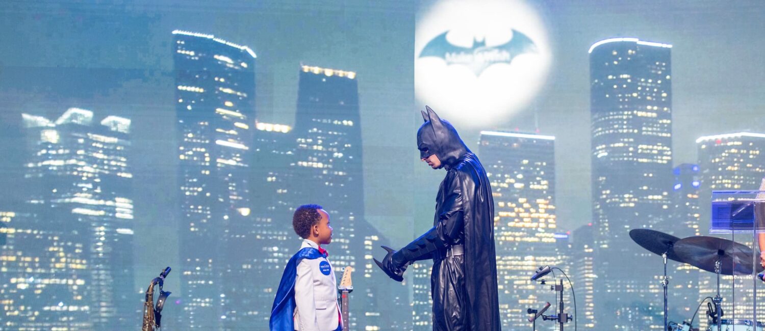 Adonis Braithwaite with Batman photo by Jacob Power