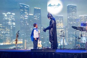 Adonis Braithwaite with Batman photo by Jacob Power