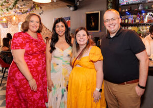 Anna Gryska (Woodside Energy), Victoria Villareal (PNC Bank), Ariana Anjier, Jack Anjier