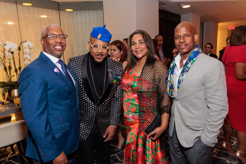 Anthony Brissett, Etienne Charles, Annette Brissett, Garvin Davis DacameraGala 2025-236 (Photo by Katy Anderson)
