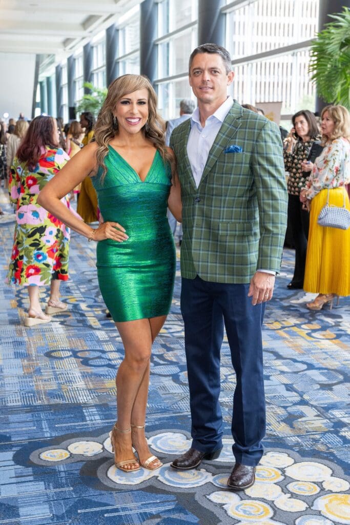 Arcy Munoz Marshall, Jonathan Marshall at the Latin Women's Initiative annual luncheon (Photo by Jacob Power)