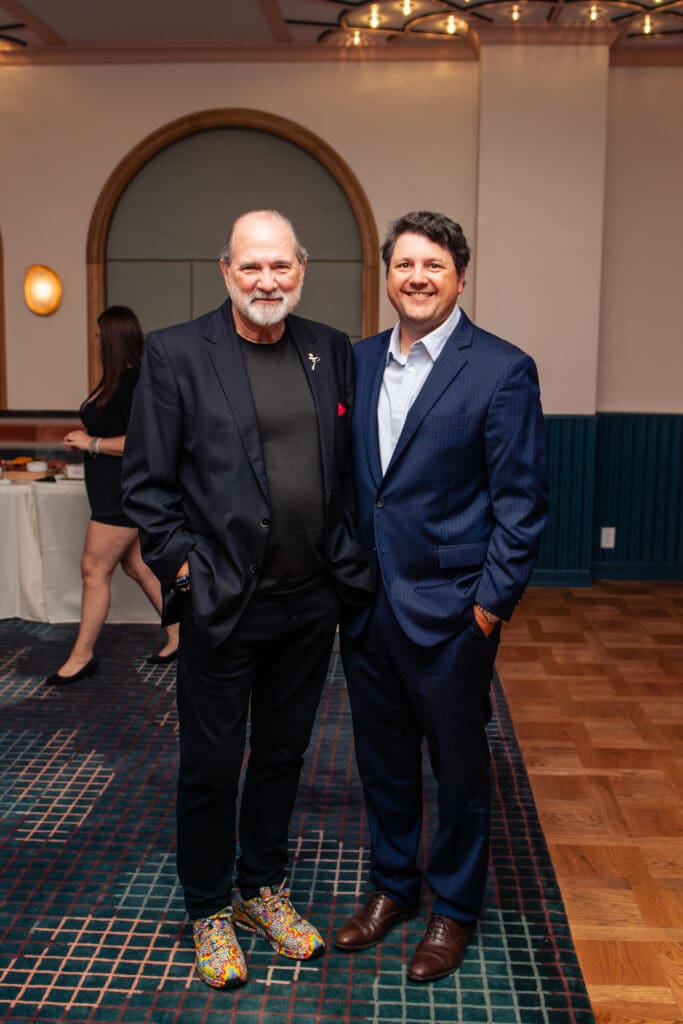 Bob Cavnar, Bobby Cavnar at the exclusive Akris Spring/Summer presentation and cocktail fête saluting Recipe for Success Foundation (Photo by Heather Robards)