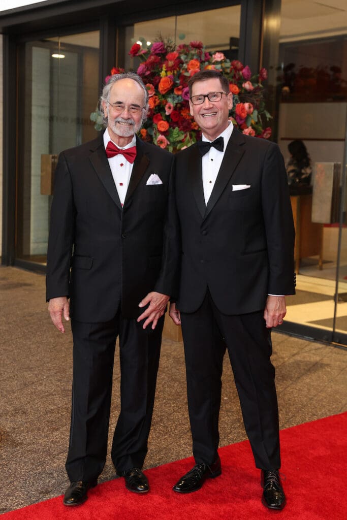 Bob Weiner, Jack Matzer at the  Houston Symphony Wine Dinner & Collector's Auction (Photo by Priscilla Dickson)