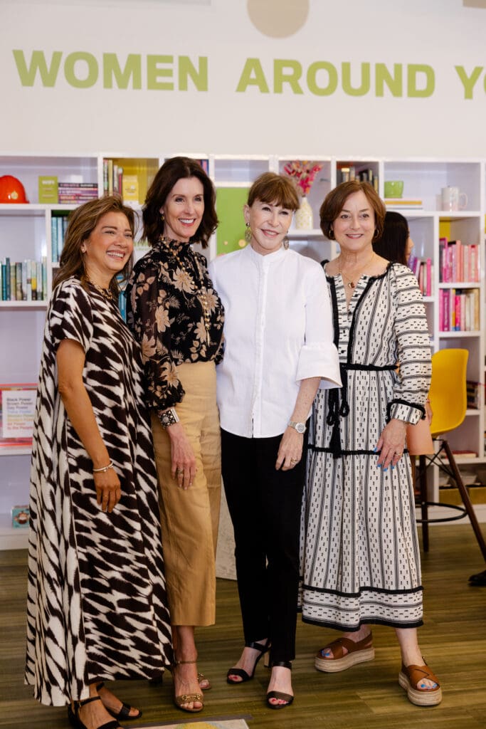 Bonna Kol, Phoebe Tudor, Shelby Hodge, Leigh Smith at the SheSpace 'Mommy & Me' fashion show (Photo by @LaurenHolubPhotography)