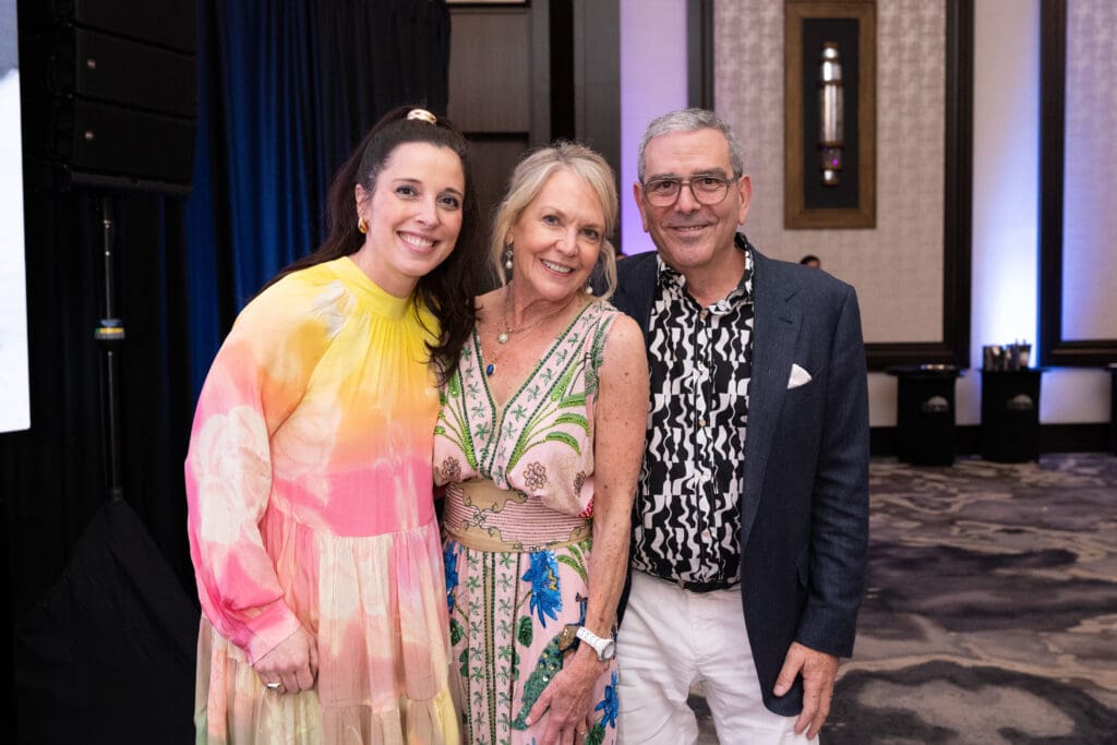 Karen Penner, Belinda Hillhouse, Murry Penner at the Brookwood gala