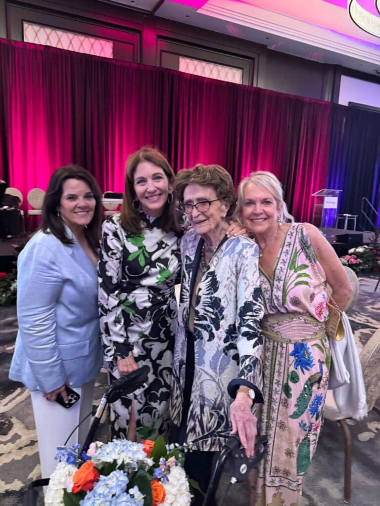 Mary Flores, Kay House, Yvonne Streit, Belinda Hillhouse at the Brookwood gala.