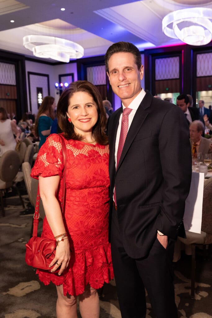 Lisa Helfman & Lee Haverman at the Brookwood gala.