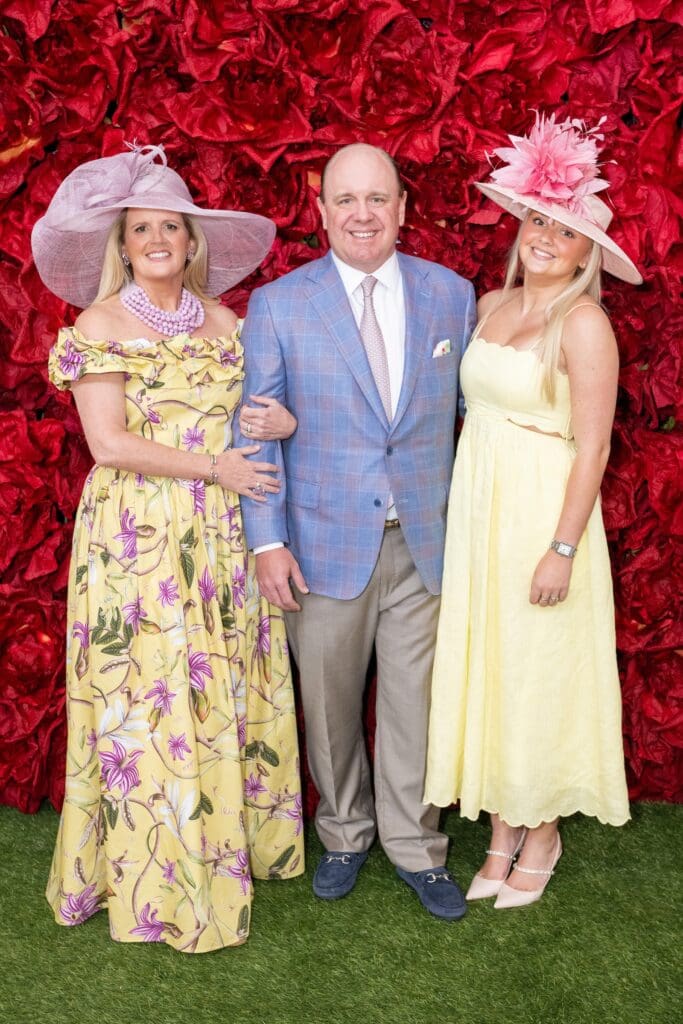 Carol Lee, Allen & Annie Lyons at Bo's Place 'Hats, Hearts & Horseshoes' benefit (Photo by Jacob Power)
