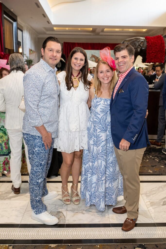 Charles & Kimberly Kinars, Harvin & Julia Lawhon at Bo's Place 'Hats, Hearts & Horseshoes' benefit (Photo by Jacob Power)