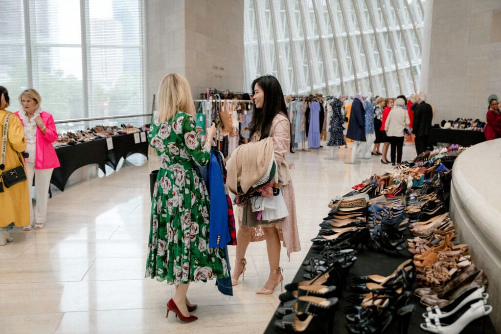 Shoppers browse The Chic Boutique (Photo by The Salvation Army of North Texas)