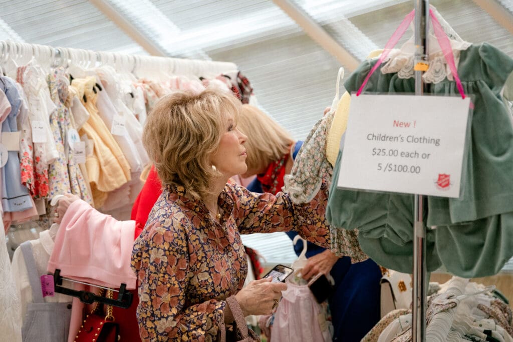 "The Chic Boutique" sells new and gently used women's, men's, and children's clothing, as well as bags, shoes, and accessories. (Photo by The Salvation Army of North Texas)