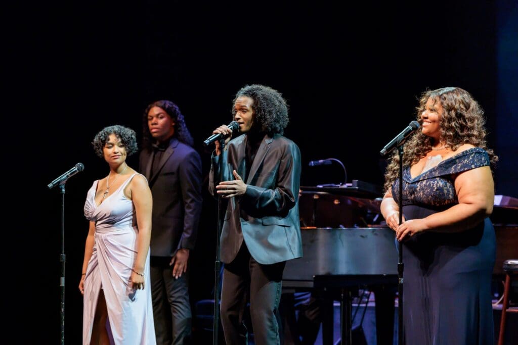 Covenant House Texas youth perform at the 'Night of Broadway Stars' fundraiser (Photo by Katy Anderson)