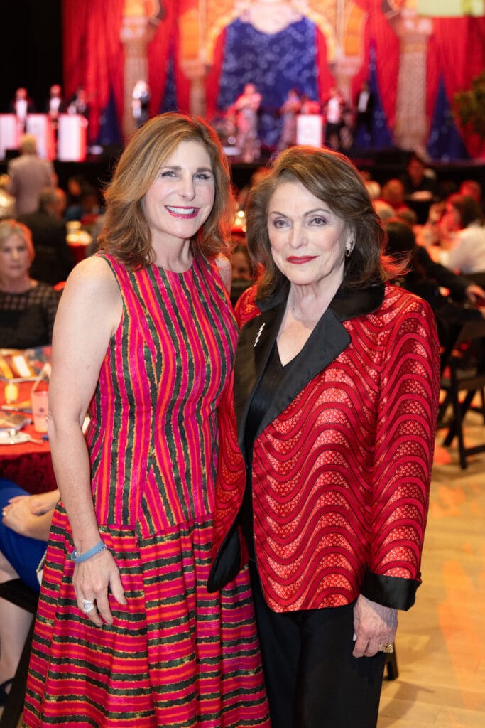 Cynthia Wolff, Beth Wolff at Victory's 'A Night at the Moulin Rouge' gala (Photo by Wilson Parish)