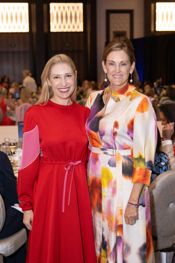 Isabel David, Stephanie Tsuru at Asia Society Texas’ inaugural Runway to Asia (Photo by Wilson Parish)