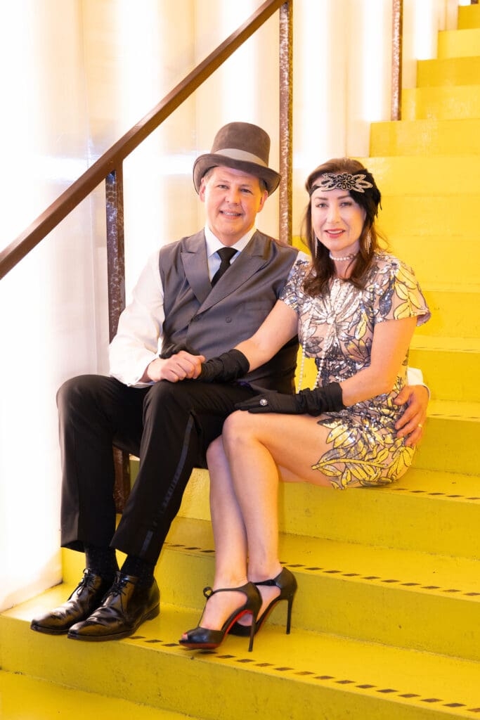Dave & Aoife French  at Victory's 'Moulin Rouge' gala (Photo by Wilson Parish)