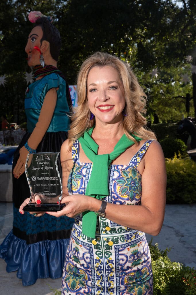 Barbara Bush Houston Literacy Foundation president and CEO Julie Baker Fink at Legacy's Cinco de Mayo fiesta.
