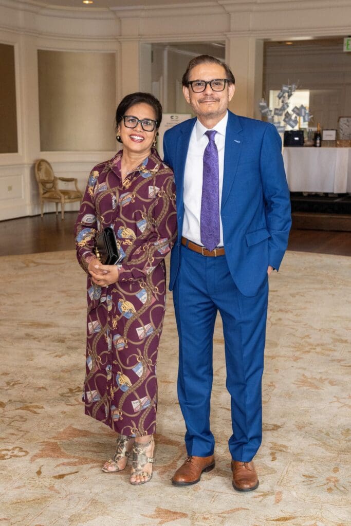 Faiyaz & Maribel Bhojani  at CanCare's Hope Survivor luncheon (Photo by Jacob Power)