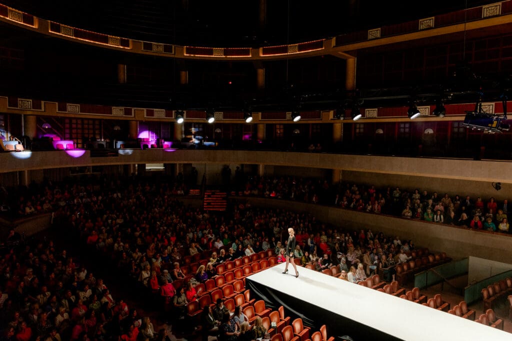 A bird's-eye view of the catwalk (Photo by The Salvation Army of North Texas)