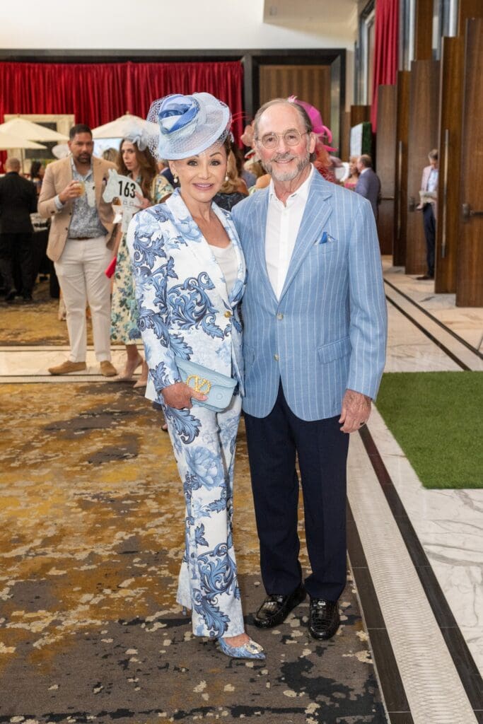 Gaye Lynn & Stuart Zarrow at Bo's Place 'Hats, Hearts & Horseshoes' benefit (Photo by Jacob Power)
