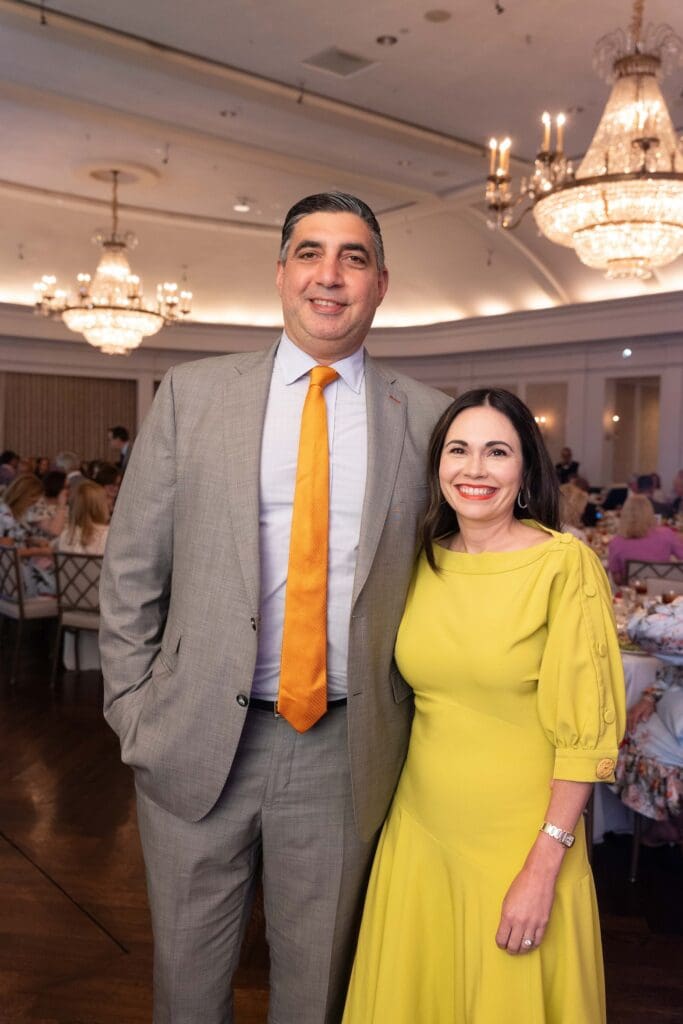George Farah & Michele Leal Farah at CanCare's Hope Survivor luncheon (Photo by Daniel Ortiz)