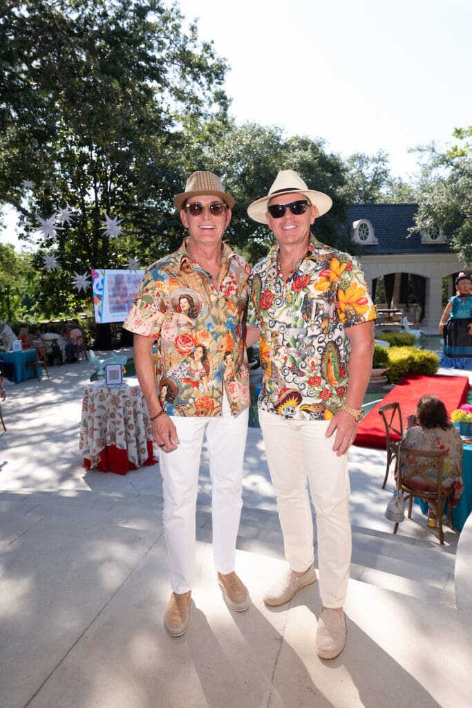 Gerry Heard & Tylor Hearn at Legacy's Cinco de Mayo fiesta.