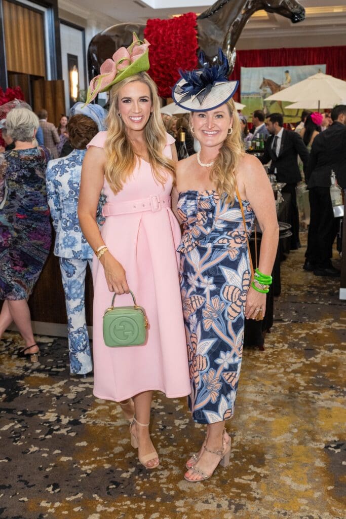 Gretchen Doyle, Ellen Koop at Bo's Place 'Hats, Hearts & Horseshoes' benefit (Photo by Jacob Power)