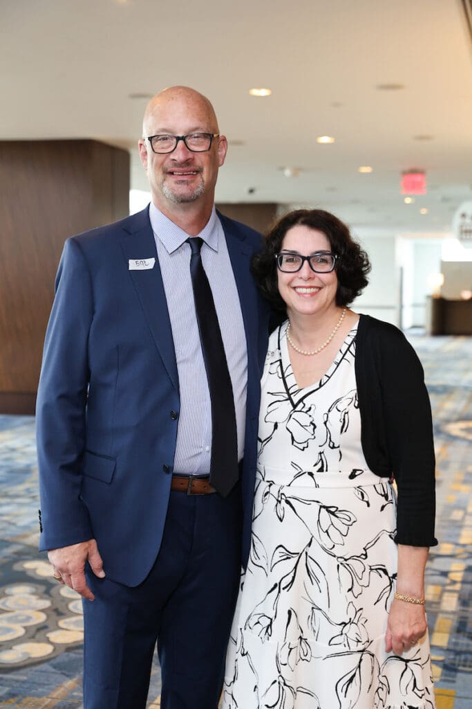 Incoming HMH CEO Gary Weisserman & Dr. Dolly Kerin Weisserman at the Holocaust Museum Houston Lyndon Baines Johnson Moral Courage Award Dinner (Photo by Priscilla Dickson)